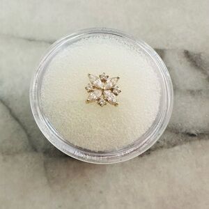 NWOT Buddha body jewelry end for cartilage or helix piercing